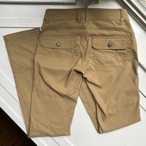 Ⓨ Prana • Halle Tall Straight Leg Convertible Roll-up Pants • Size 0